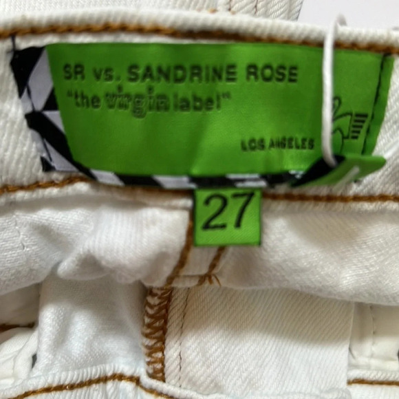 Free People • Sandrine Rose Hi Rise Wide Leg Jeans Size 27 - Picture 6 of 7